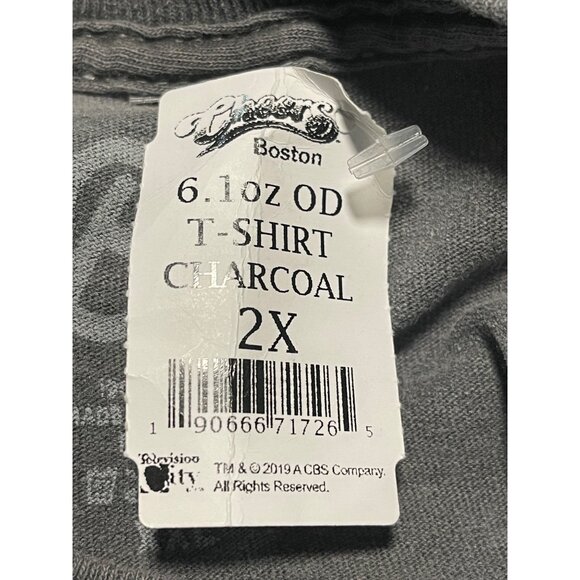 Blue 84 Cheers Boston T Shirt Charcoal Gray Mens XXL 100% Cotton Graphic Tee - Picture 5 of 6